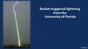 AGU Video: Lightning strike jumps the rails