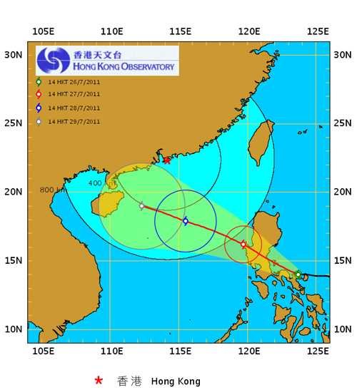 Tropical Storm Nock-Ten is making landfall in the Philippines - The ...