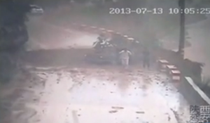 The China landslide car video – how did the occupants survive?