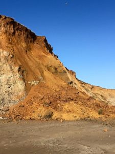 Freshwater landslide
