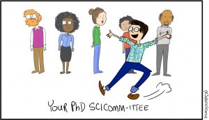 PhD students should have science-communication committee members