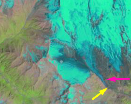azau glacier 2001