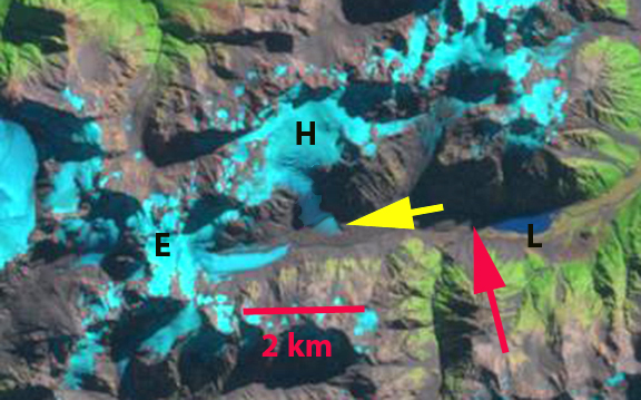lyell glacier 2000
