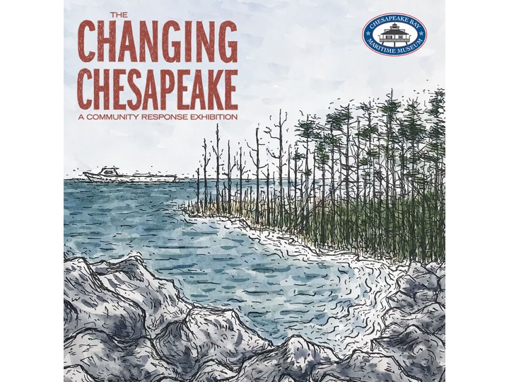 graphic that is logo of Changing Chesapeake exhibit