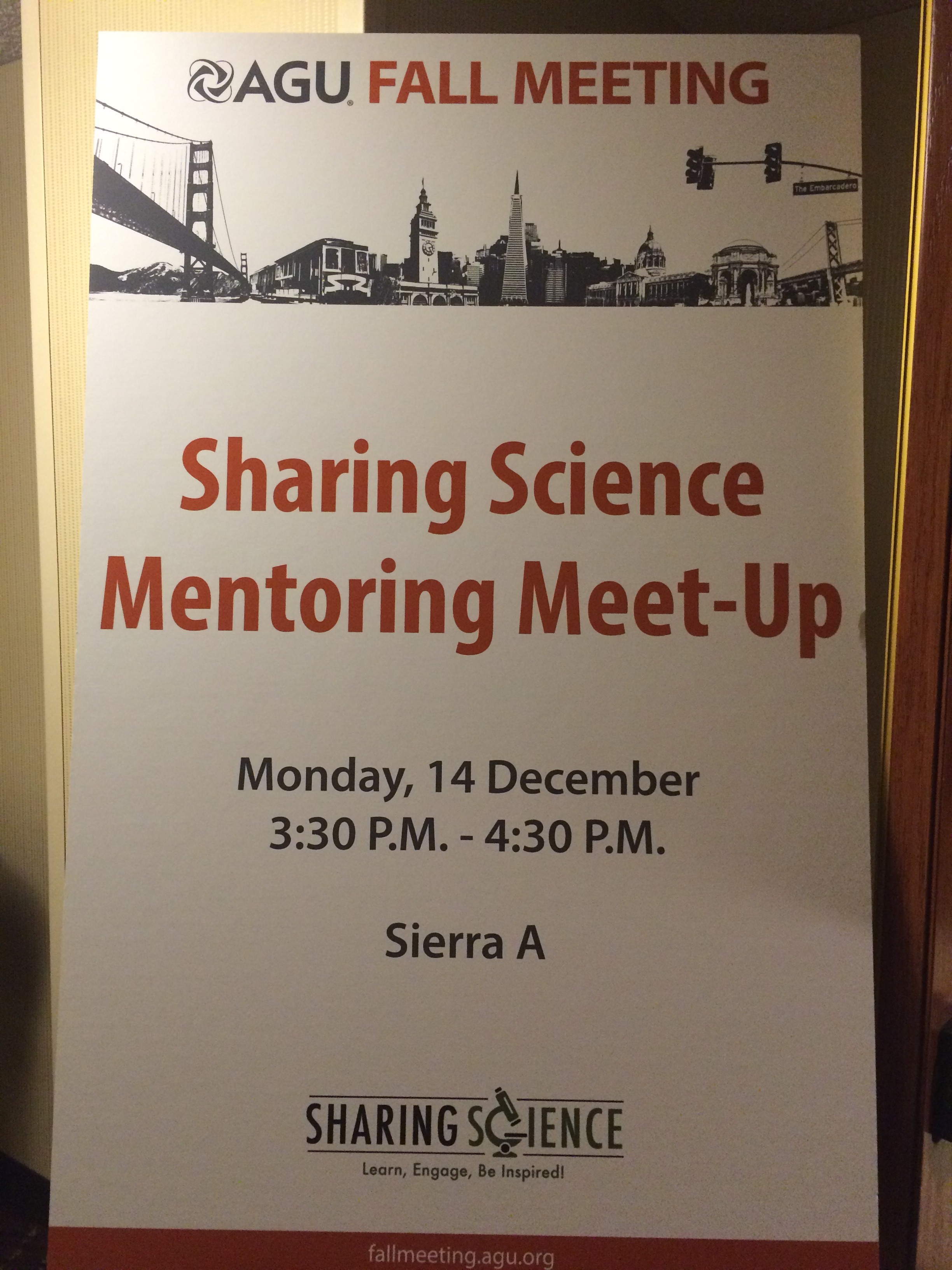 AGU Fall Meeting Sharing Science Mentoring Program