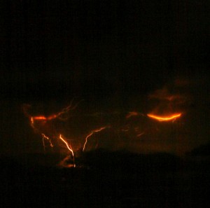 Volcano lightning