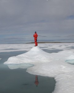 Melting Sea Ice near Resolute, Canada