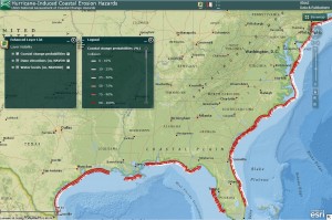 This December, USGS will release a beta version of interactive computer models created from data collected by laser-equipped planes and other equipment that mapped and monitored the New Jersey coast to help land managers identify the areas most at risk during severe storms.  Credit: USGS