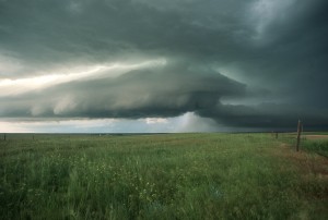 A rotating supercell thunderstorm moves across northeast Colorado. The dynamics, microphysics, and societal impacts of severe thunderstorms are some of the key research areas for scientists at the National Center for Atmospheric Research. Credit: University Corporation for Atmospheric Research 