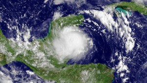 Penn State researchers found a better way to use satellite data in hurricane prediction models, which could revolutionize future hurricane predictions. Pictured is satellite imagery of Hurricane Karl, which was the focus of the researchers' proof-of-concept study. Credit: NOAA. 