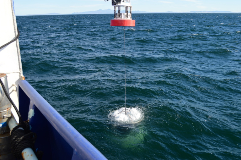 As the CTD gets lowered down to the bottom of the ocean, the constant data collected by the sensors helps us to understand the layering that goes on in the ocean.