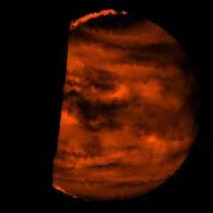Venus's clouds, taken by the Galileo probe in 1990. Credit: NASA
