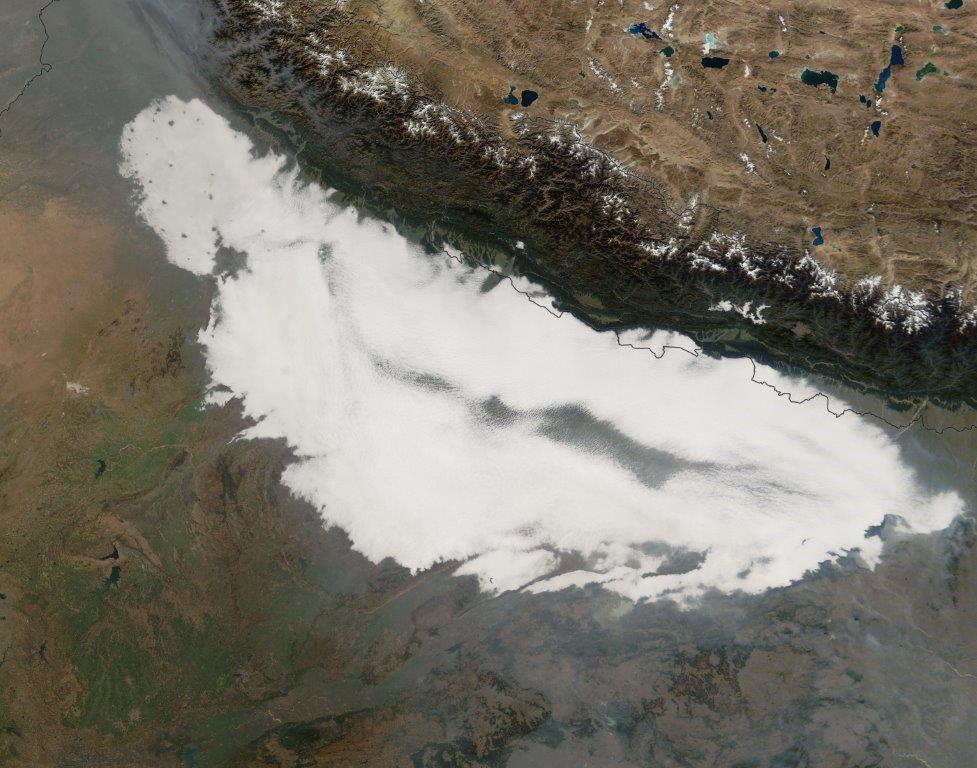 Urban heating punches cityshaped holes in fog over India GeoSpace