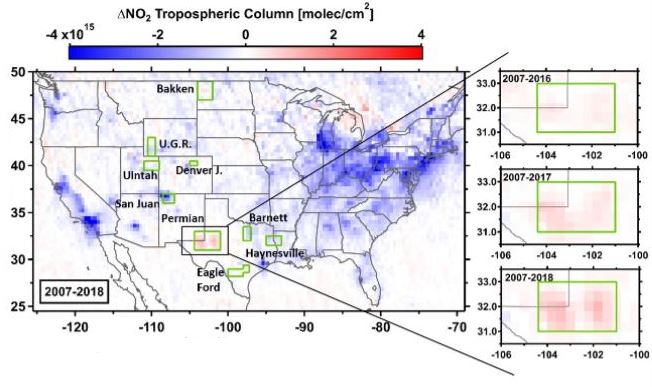 Air Pollution from Oil and Gas Production Sites Visible from Space ...