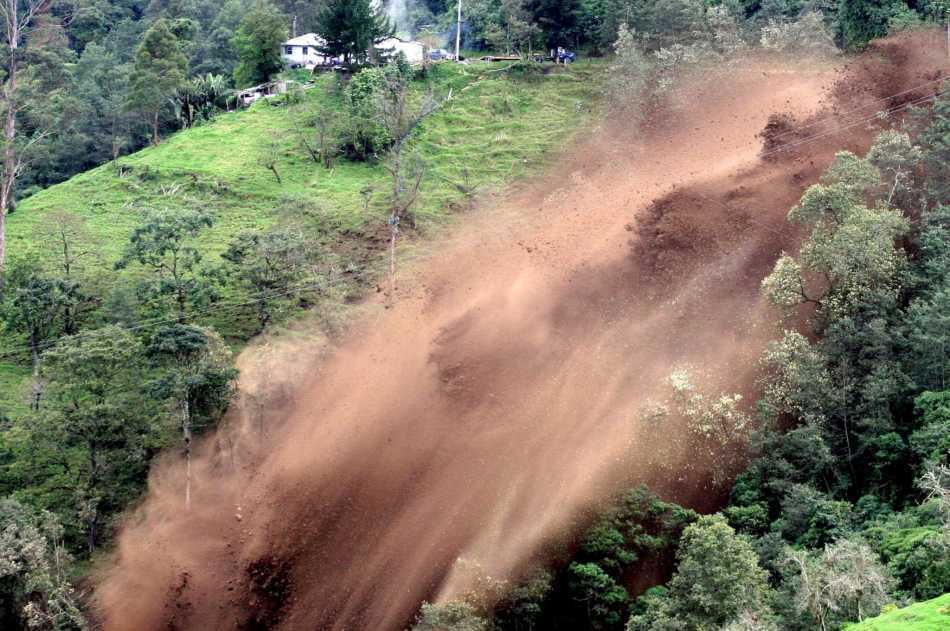 Impact Of A Debris Flow