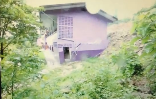Thailand landslide video