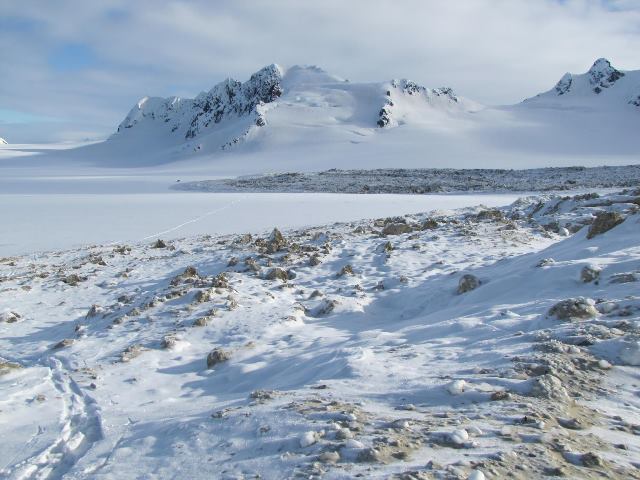 Mount la Perouse rock avalanche