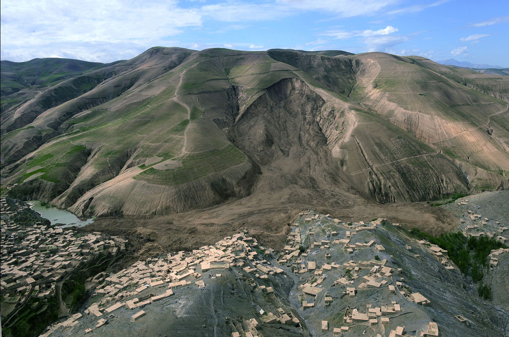 Ab Barak landslide