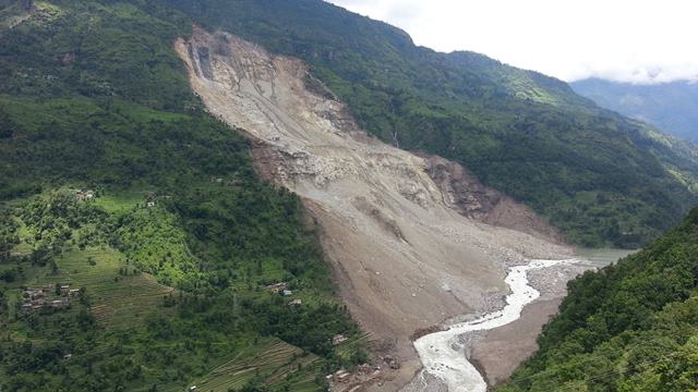Bhote Kosi landslide