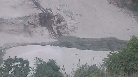 Kali Gandaki landslide