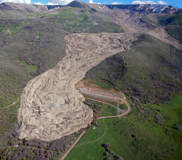 West Salt Creek landslide