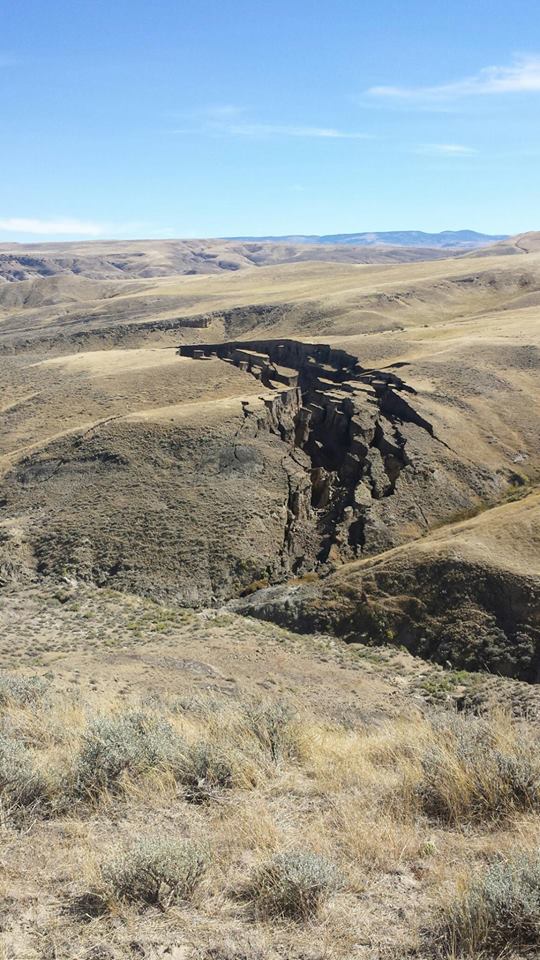 Big Horn Mountains landslide