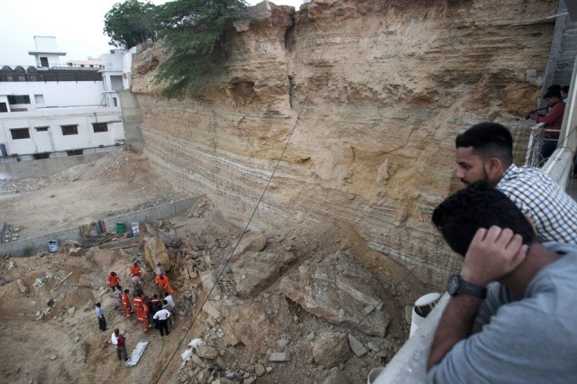 Karachi landslide