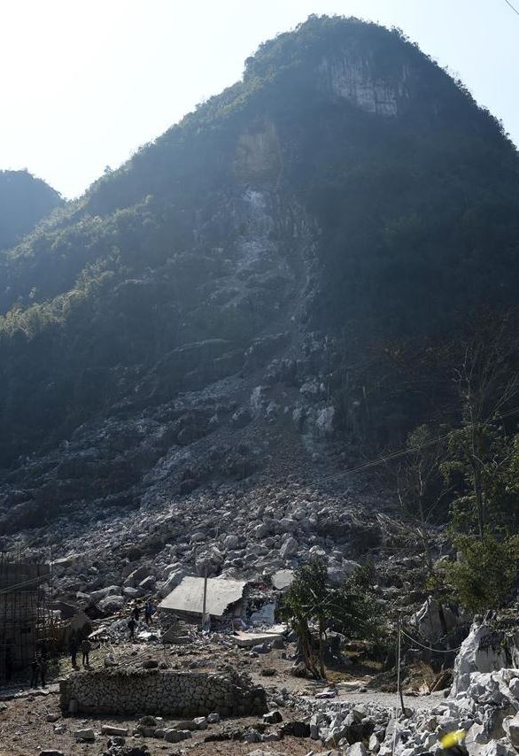 Fude village landslide