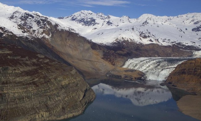 Tyndall Glacier landslide