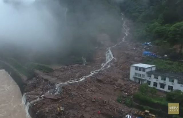 Chitan hydropower landslide