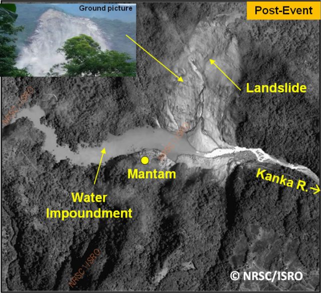 Dzongu landslide dam