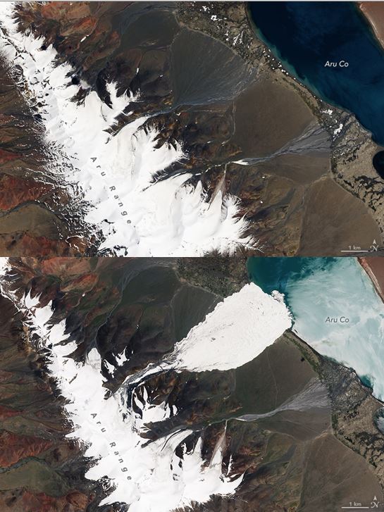 Tibet avalanches