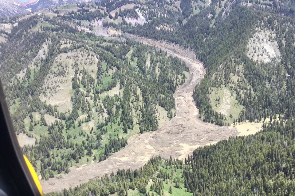 Willow Creek landslide