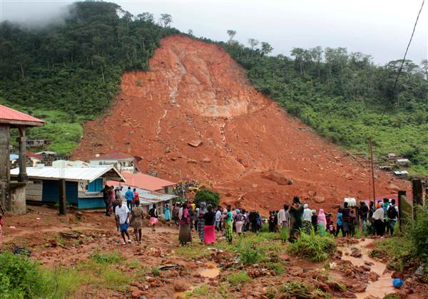 Regent landslide