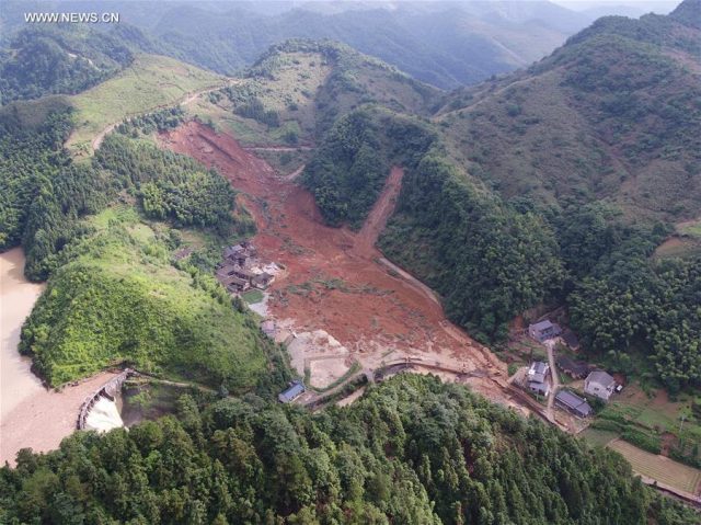 Zuta Village landslide