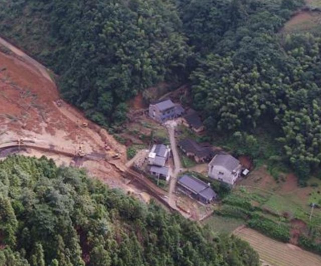 Zuta village landslide