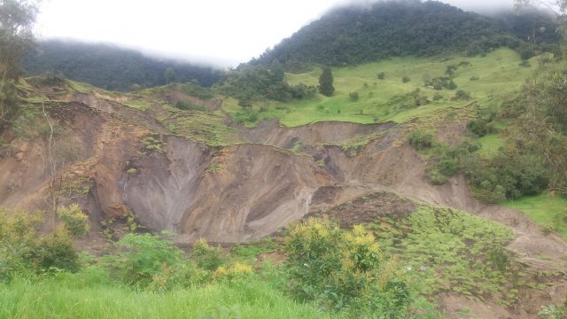 La Calera landslide