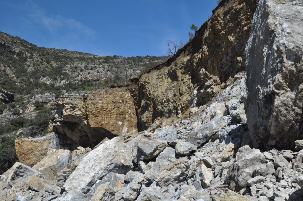 Further information about the Castell de Mur landslide in Spain - The ...