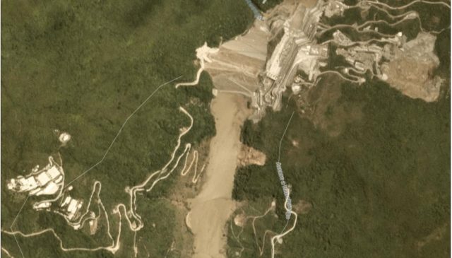 Hidroituango dam site.