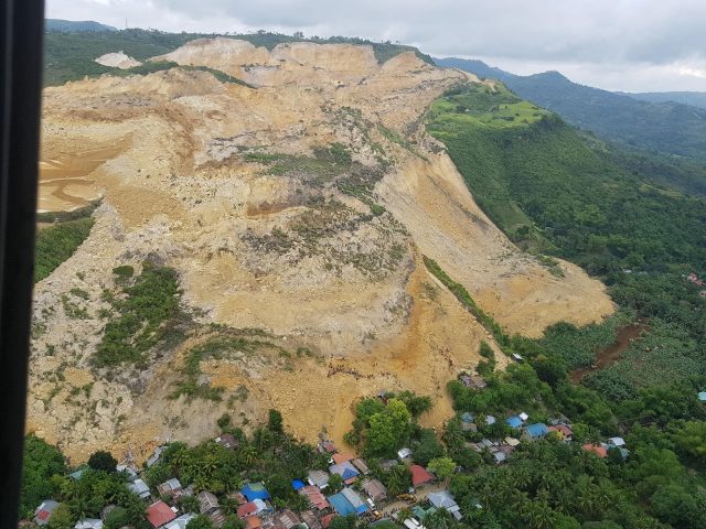 Naga City landslide.