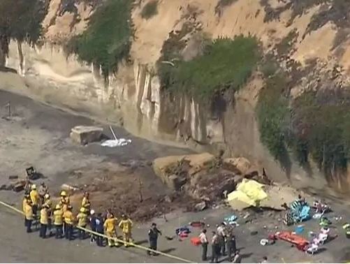 Grandview Surf Beach: a fatal rock topple in California