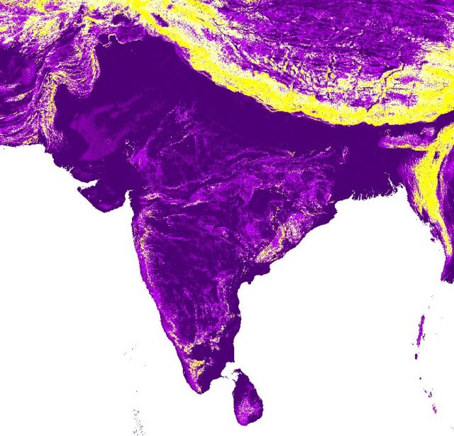 Landslide susceptibility in India