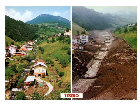 The aftermath of the Stava tailings dam failure