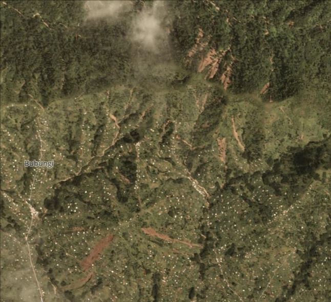 The aftermath of the December 2019 Bududa landslides