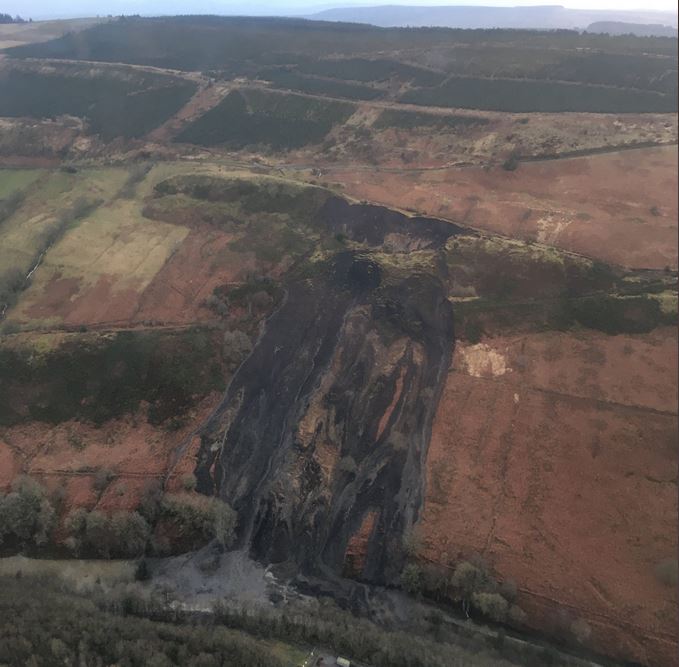 ylorstown landslide via NPAS