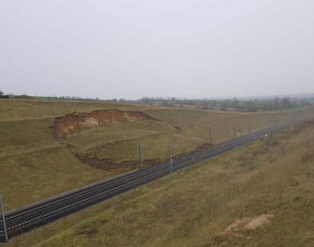 The 5 March 2020 landslide that derailed a TGV