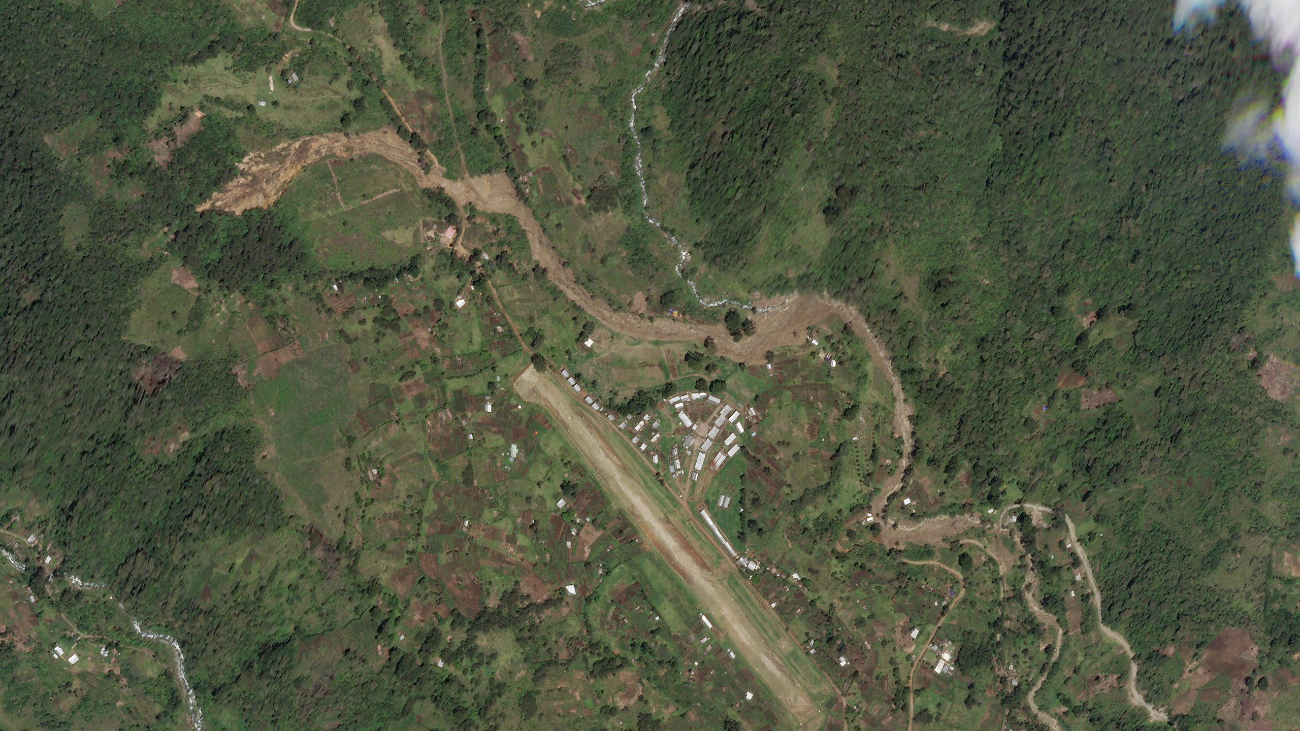 Planet Labs SkySat image of the Kegesuglo landslide