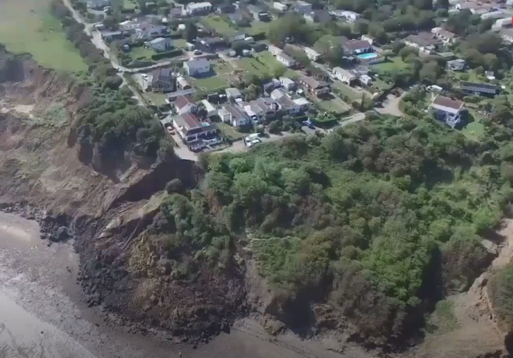 Eastchurch a coastal landslide in Kent, SE England The Landslide