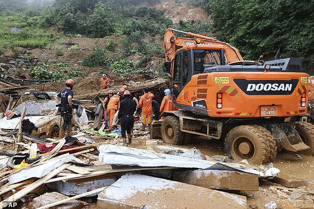 South Korea landslide
