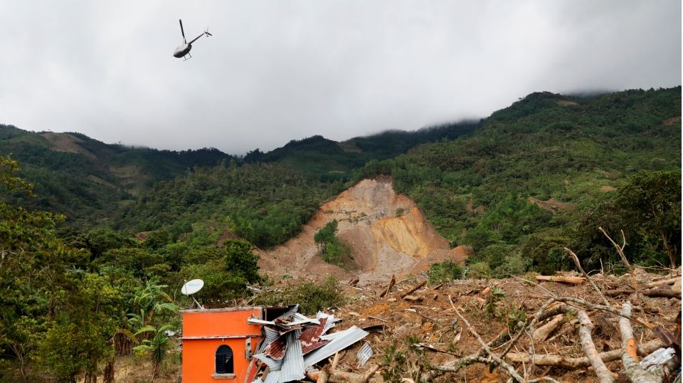 San Cristobal Verapaz landslide